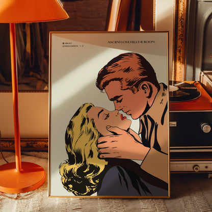 Love Print 1/2 'Ancient Love Fills The Room' -  Poster Print