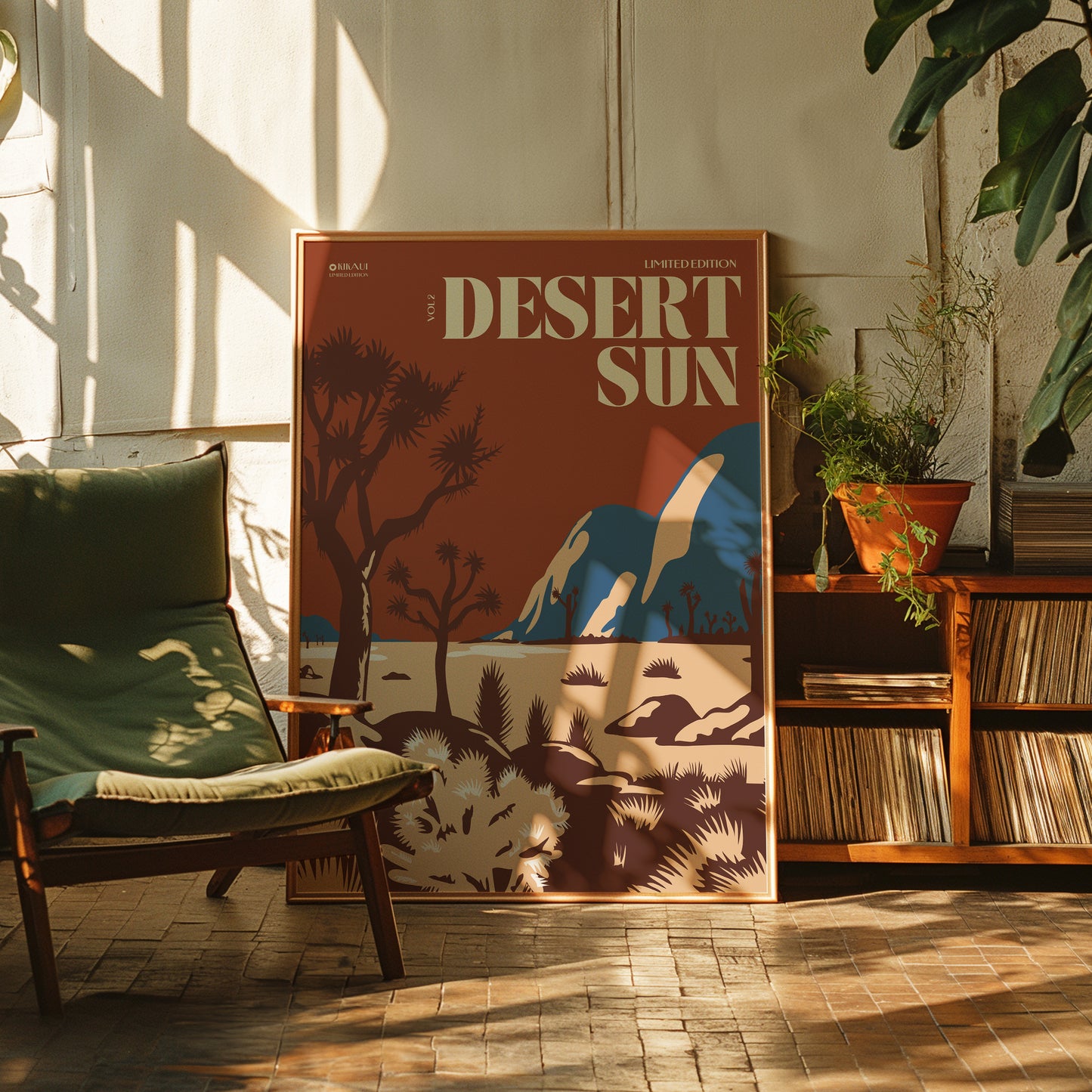 Desert Sun V2 - Poster Print