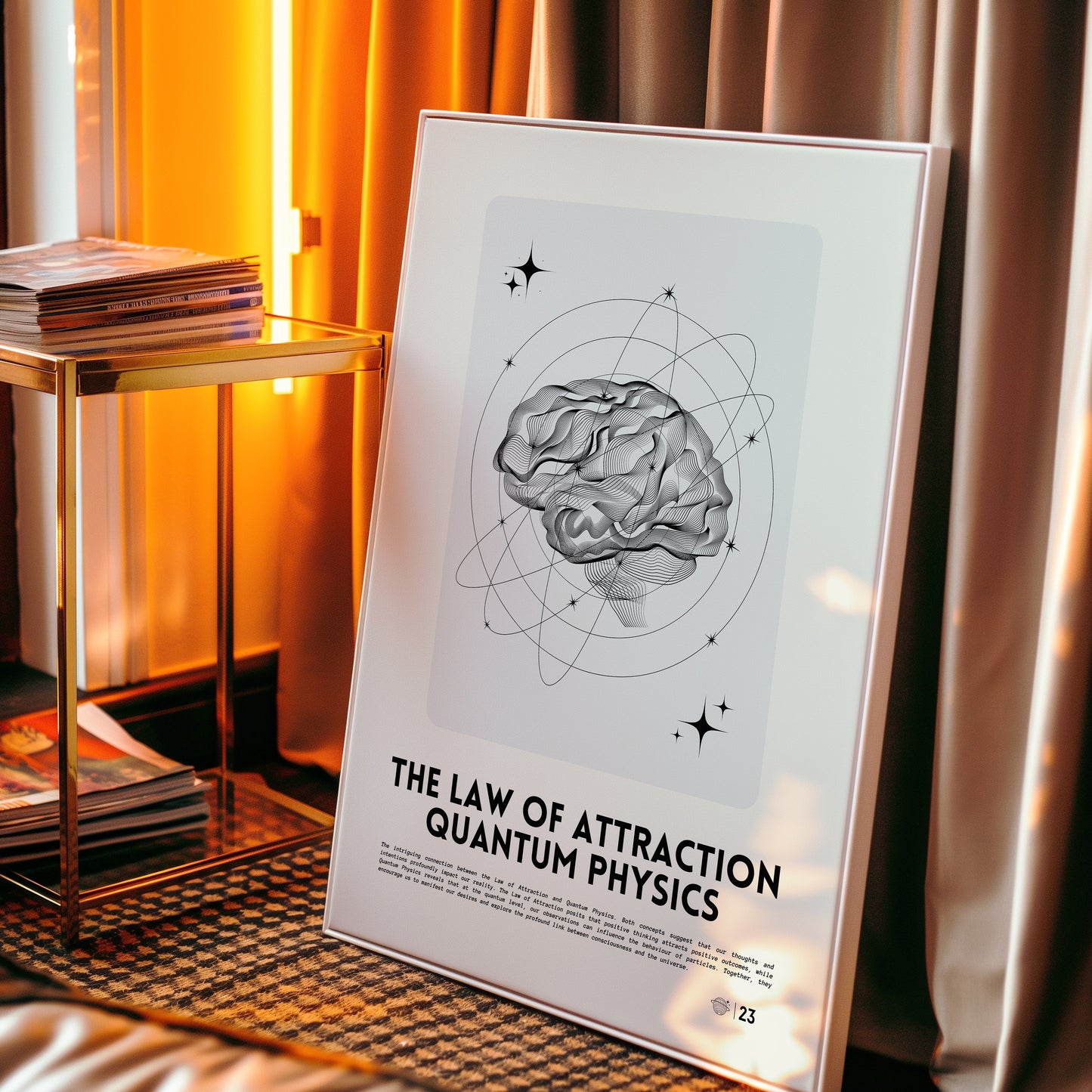 Law of Attraction & Quantum Physics - Poster Print