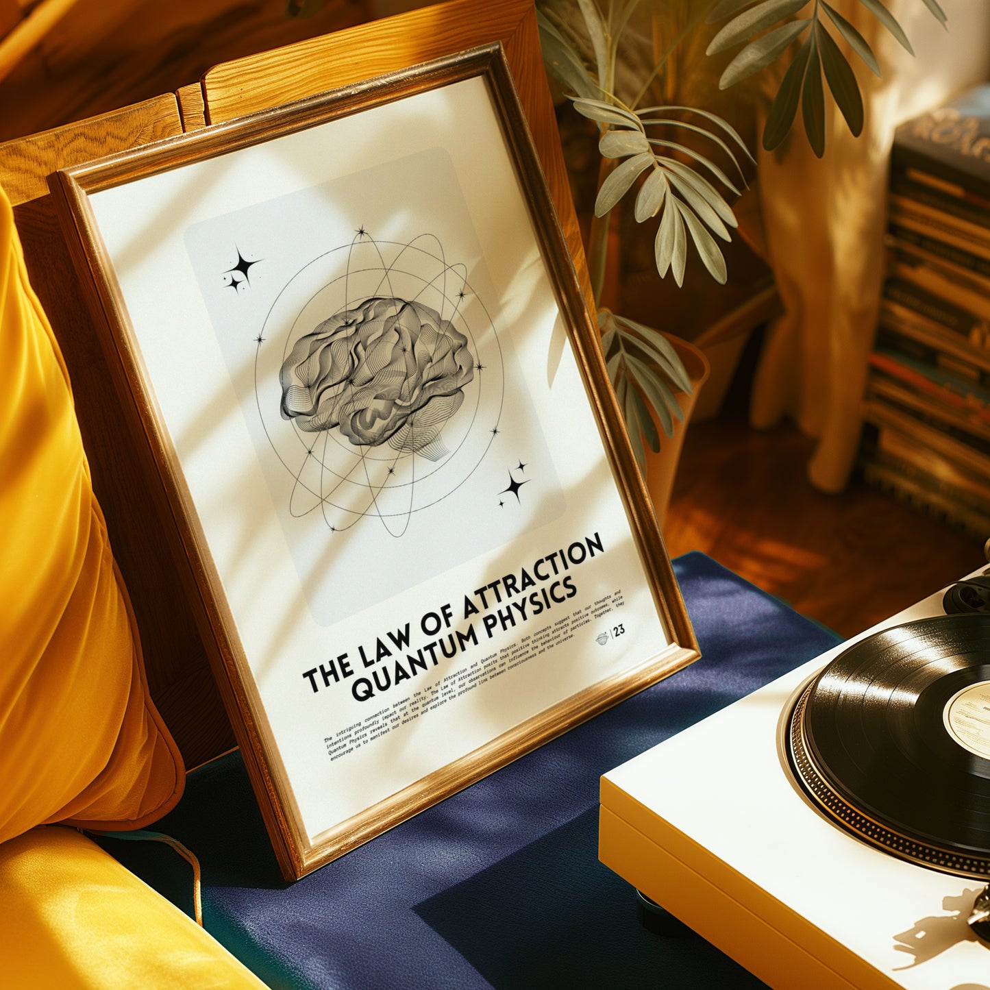 Law of Attraction & Quantum Physics - Poster Print