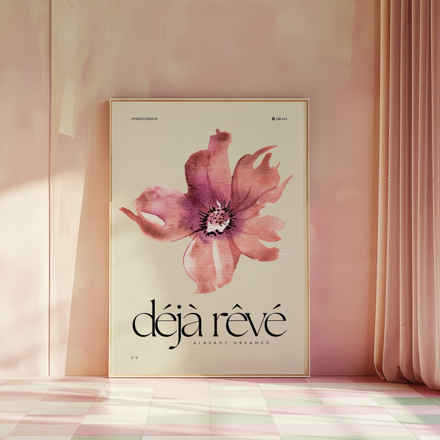 Deja Reve 'Already Dreamed' - Poster Print