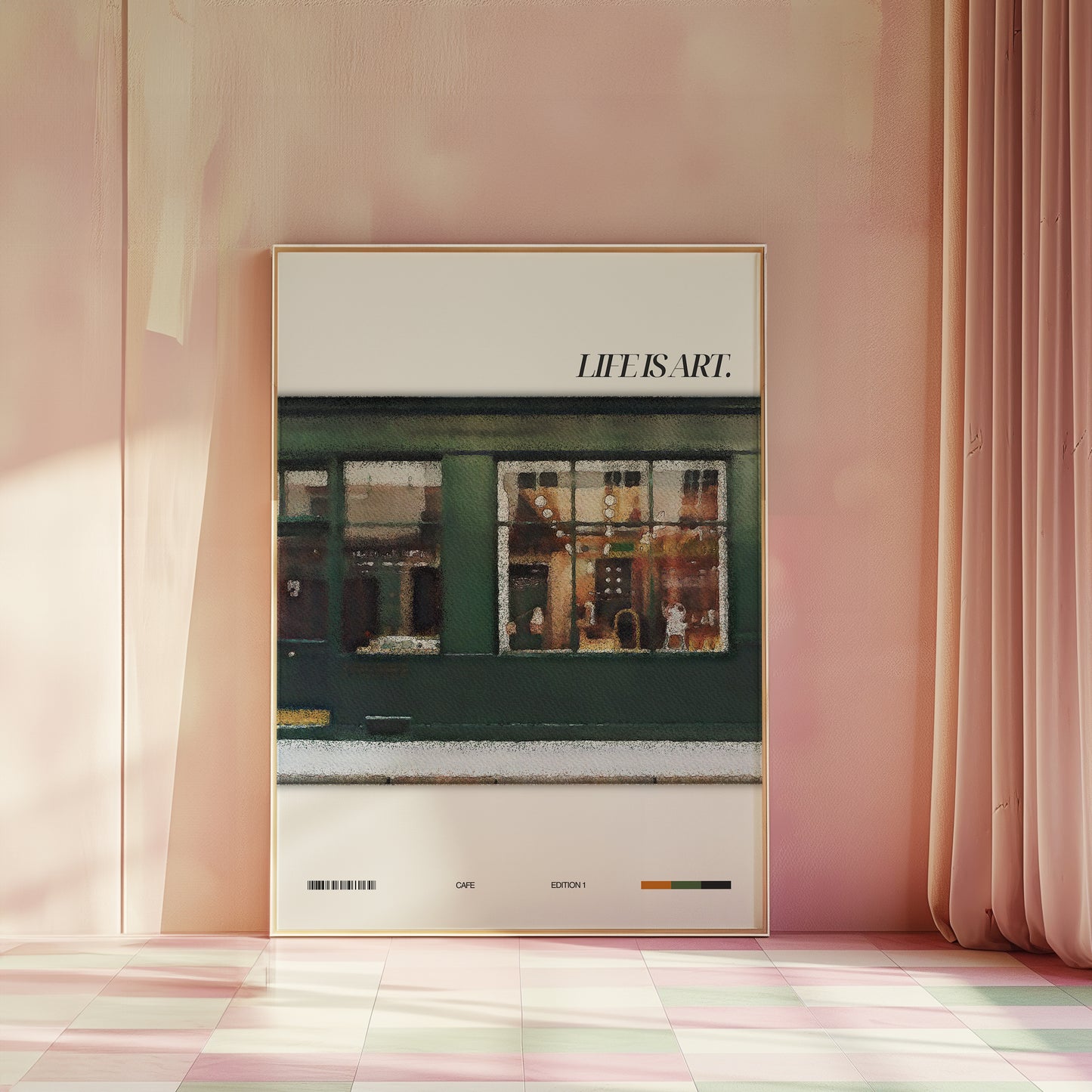 Life Is Art 1st Edition -  Poster Print